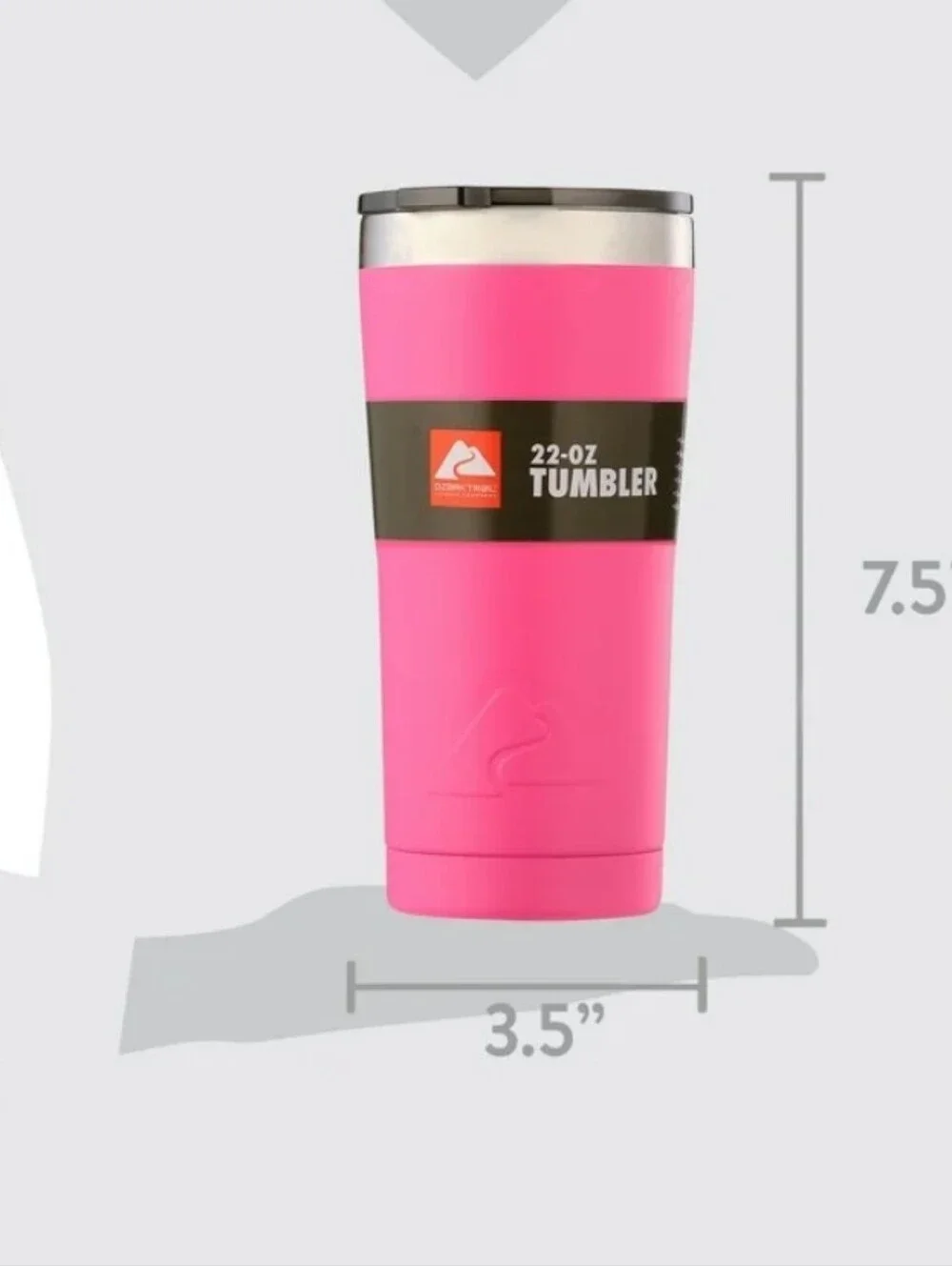 Stanley Pink The Quencher H20 Flow State 20oz And Ozark Trail 22oz Tumbler Set - Picture 7 of 7